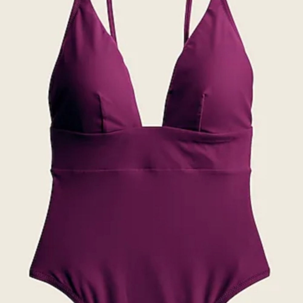 Two size 6 J. Crew bathing suits